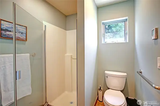 Guest suite shower.