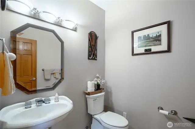 Main floor powder room.
