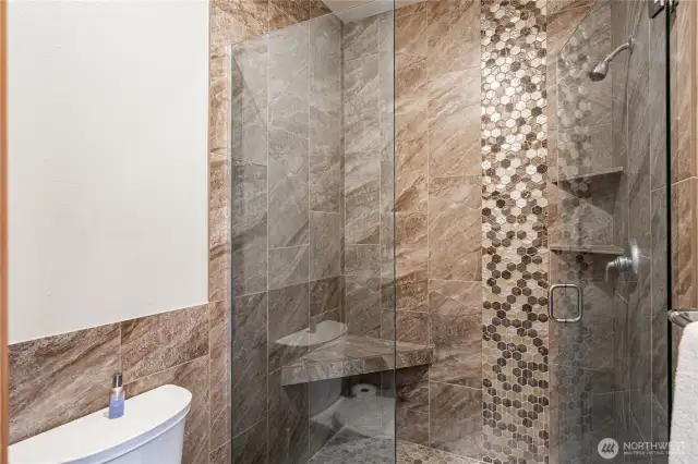 Gorgeous shore in main floor master.