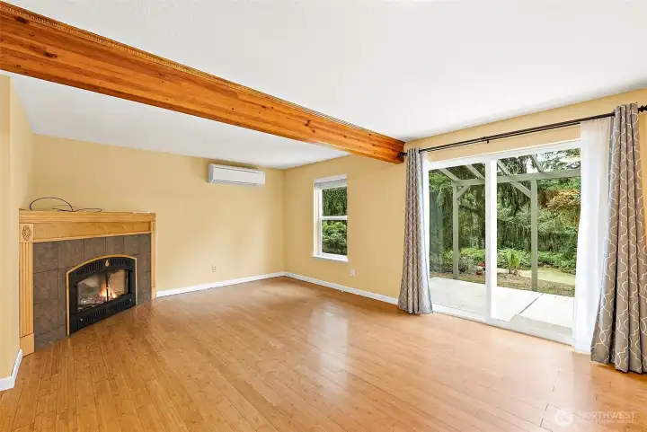 Family room off of kitchen