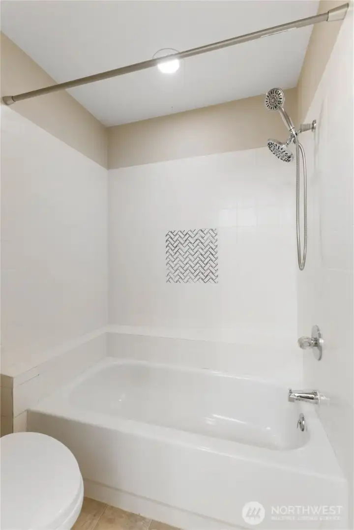 Jack and Jill bathroom.