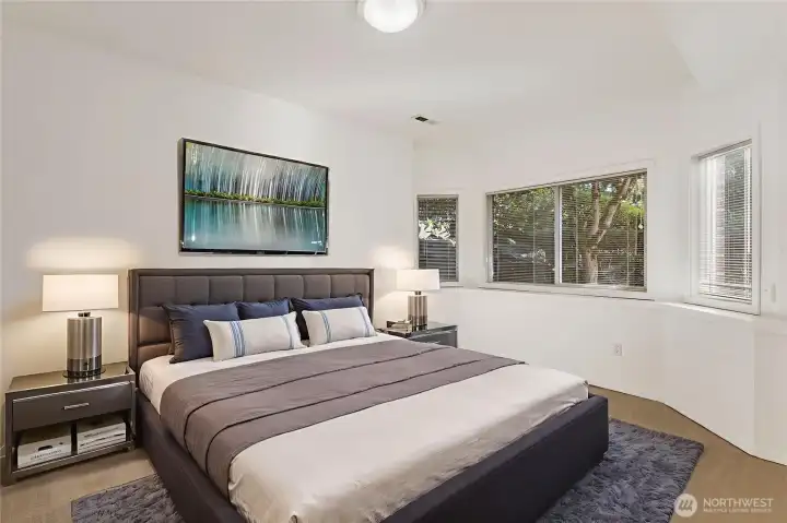 Junior primary suite located on the lower level.