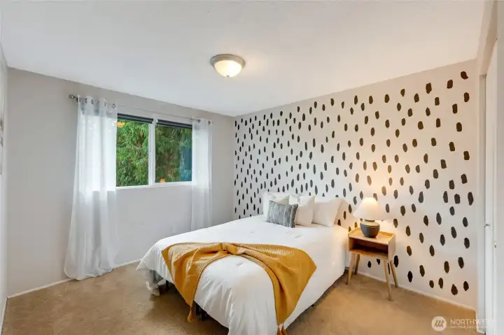 2 of 2 bedrooms on the upper level