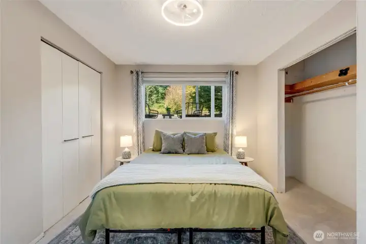 Great room for a primary or guest suite with full bath or could be split into two rooms