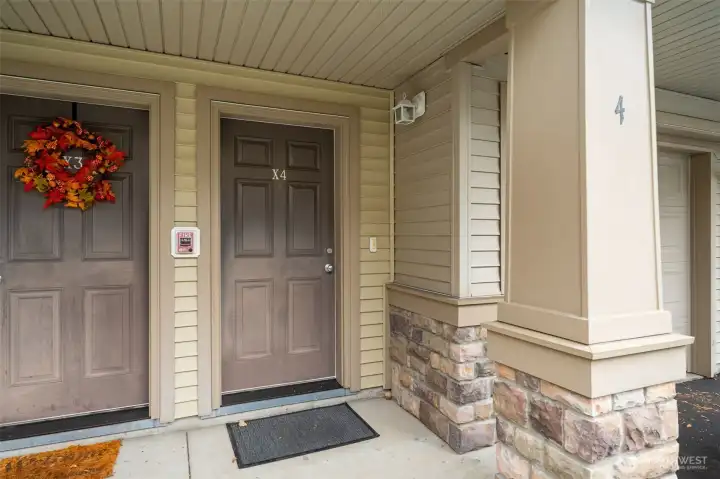 Enjoy your private main floor entrance