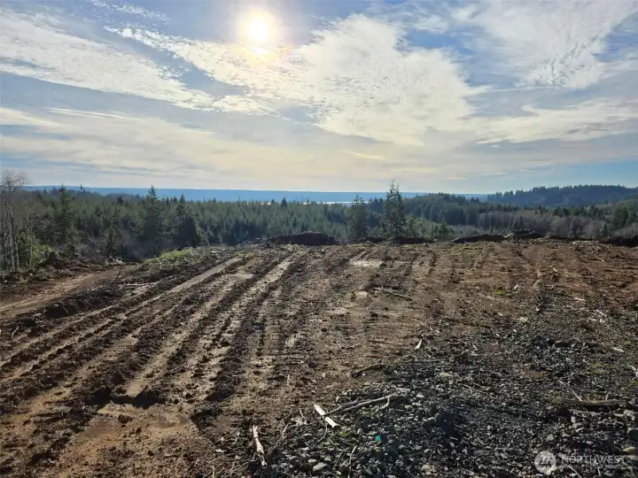 Territorial, long-distance views of Grays Harbor.