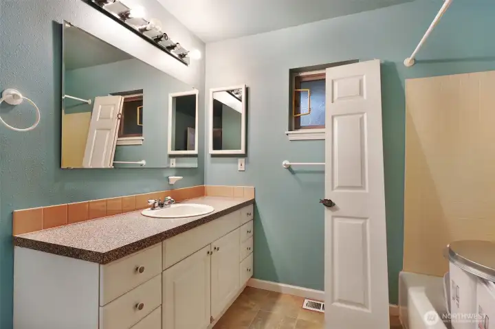 Second view of hall/guest bathroom