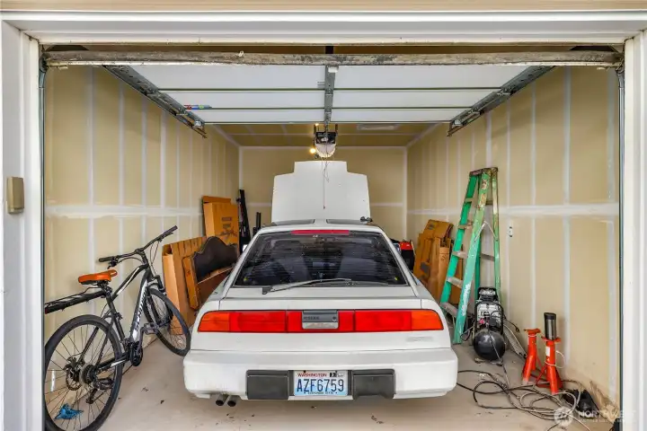 Garage view for storage and/or a vehicle