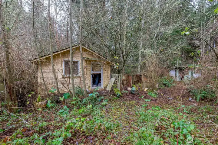 The office, has potential for renovation or it could be removed.