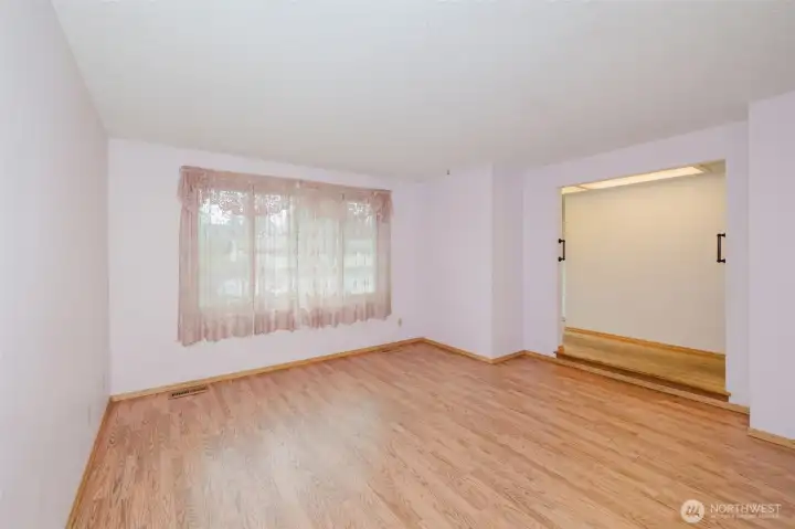 Living room looking back toward entry way
