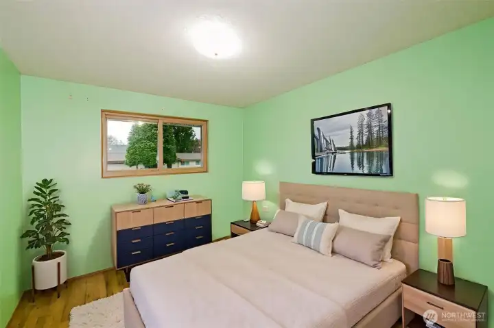 Bedroom 1 virtually staged