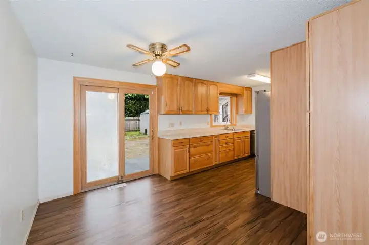 Dining room from hall