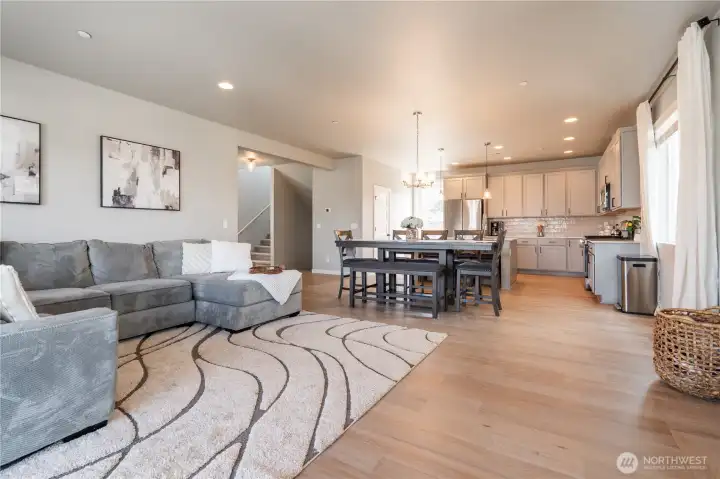Great Room with open spacious entertaining area