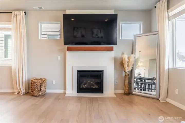 Gas Fireplace in Great Room