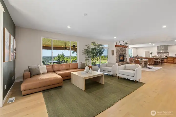 Living room on the main floor