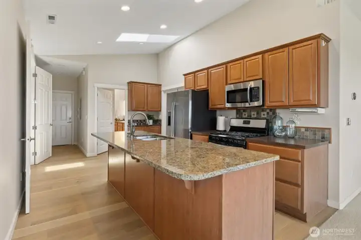 Main floor apartment kitchen