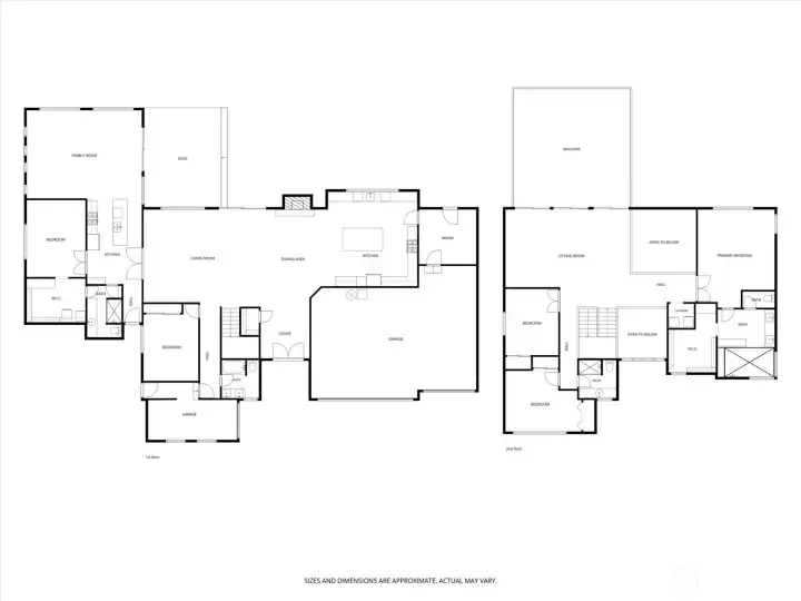**Floor plan is an estimate of room dimensions and sizing. See county records for accurate square footage.