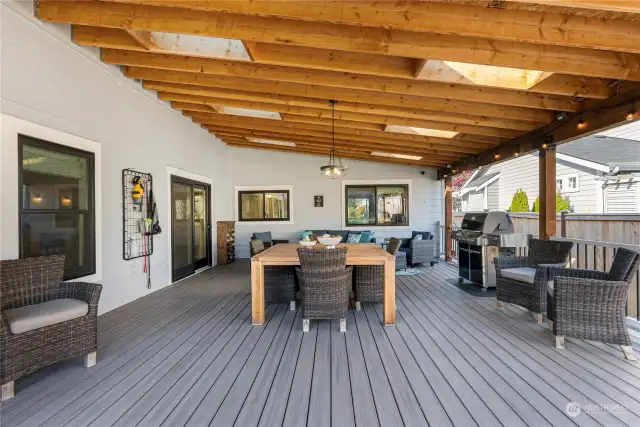 600sf covered deck