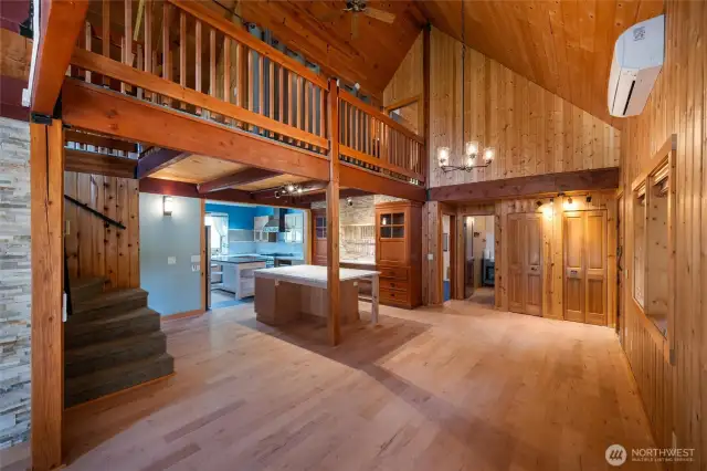When you walk in you will be amazed by the updated kitchen, with multiple islands and workspaces. Entry closets, full bath, walk-in pantry doors are to the right of the front door.