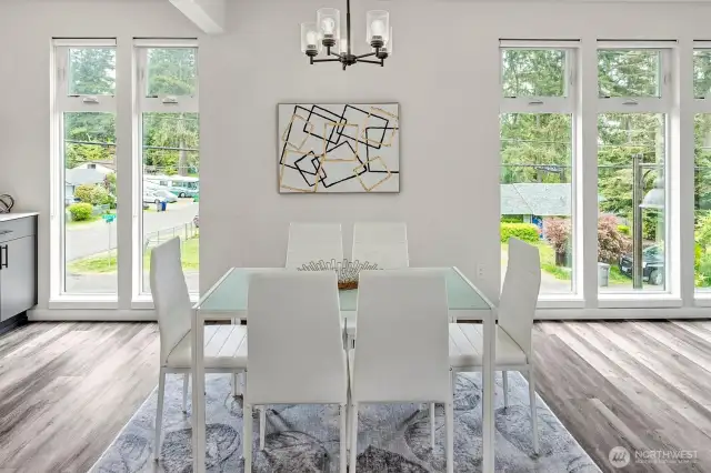 Extensive windows!