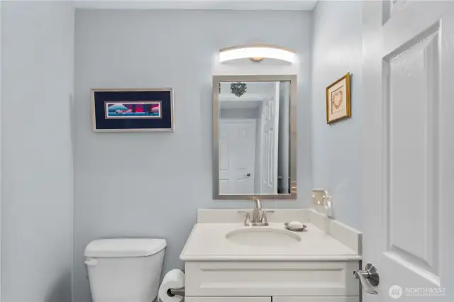 This is the half bath on the main floor.