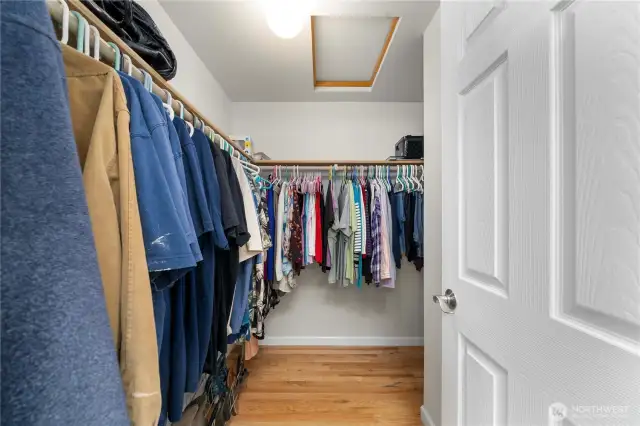 And, this is the primary suite walk-in closet.