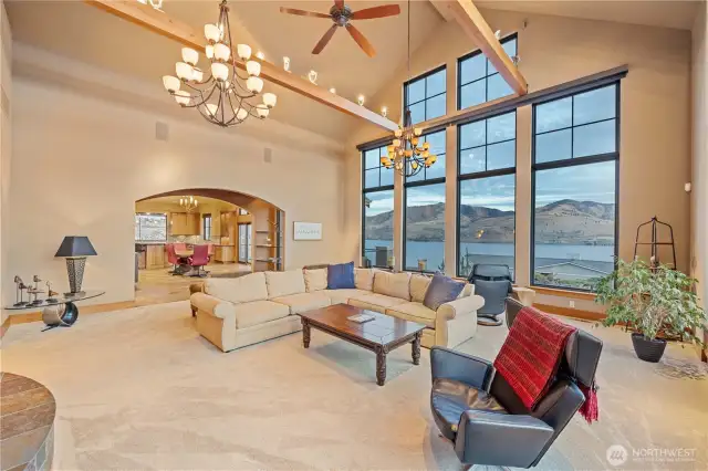 Filled with natural light.