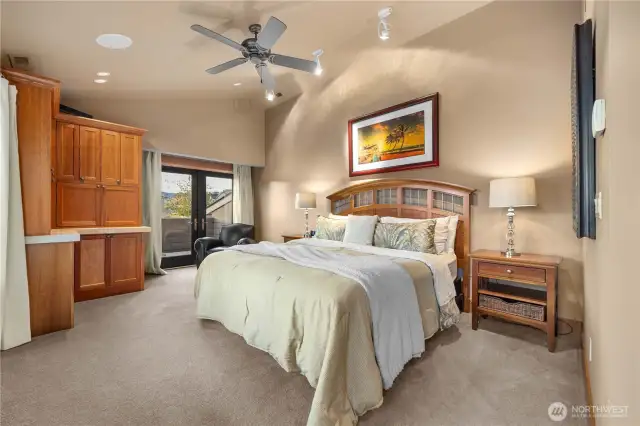 Primary Suite with Juliet Balcony.