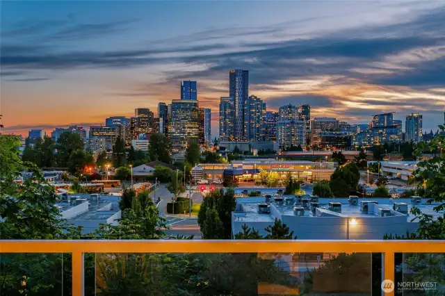 Welcome home to these breathtaking views of Downtown Bellevue!