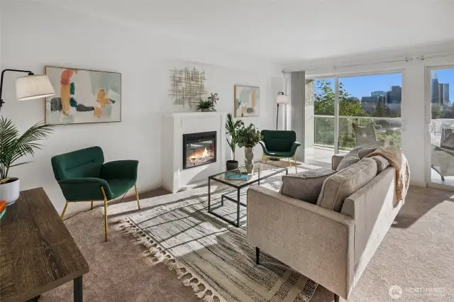 Open concept with great flow and space for entertainment while enjoying the views!