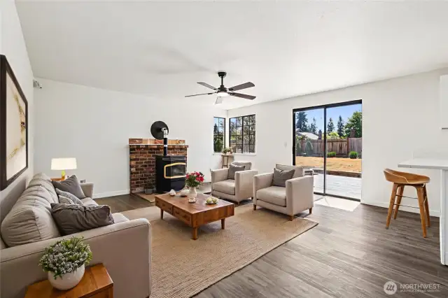 Living Room Virtually Staged