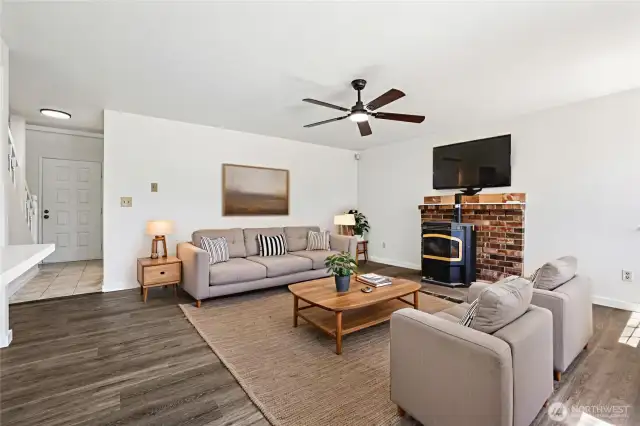 Living Room Virtually Staged