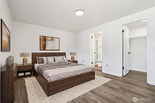 Master Bedroom Virtually Staged
