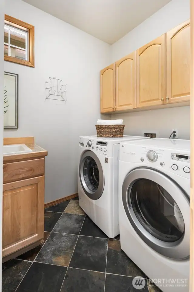 Main floor laundry room.