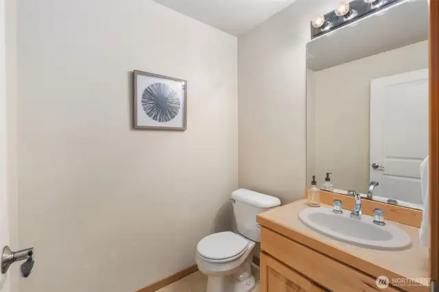 Bonus room powder room.