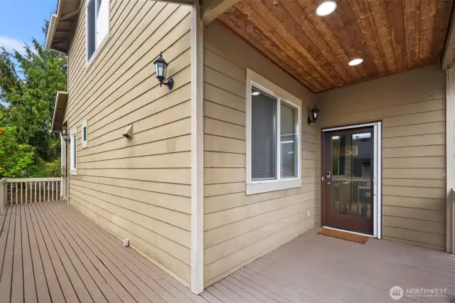 Wrap around deck