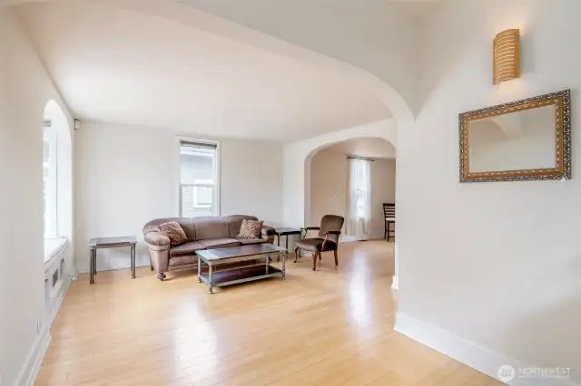 Turn of the century charm with arched accents