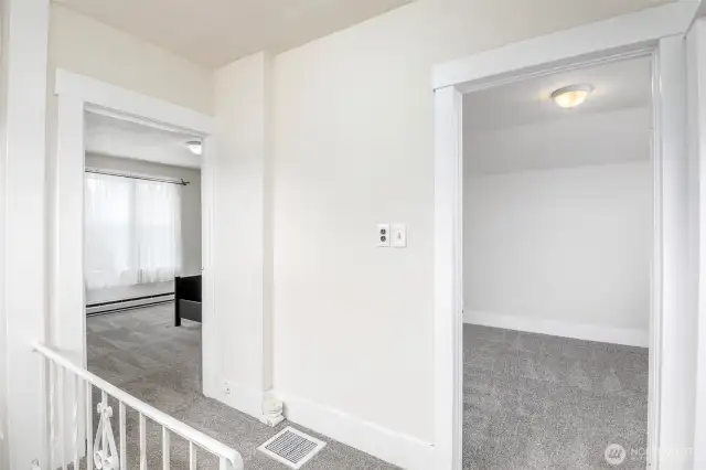 Upstairs landing- newer carpets throughout.