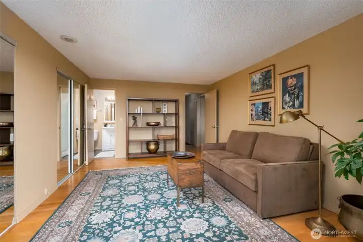 Abundant storage in the den/second bedroom.