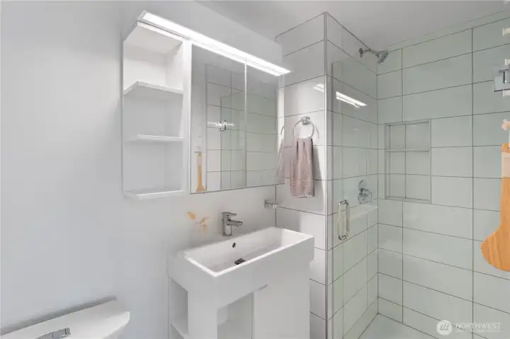 Walk in shower