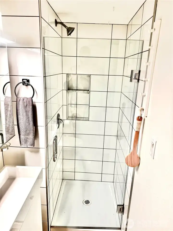 walk in shower