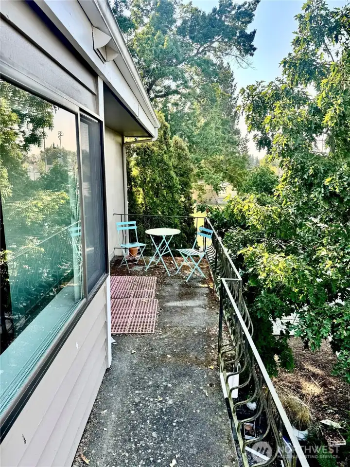Patio facing North