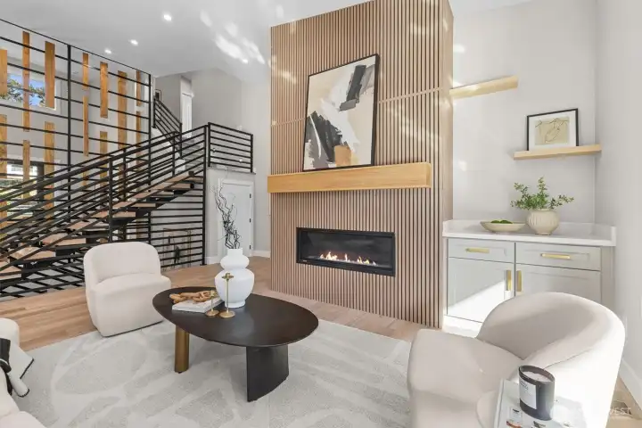 Incredible architectural details throughout the home