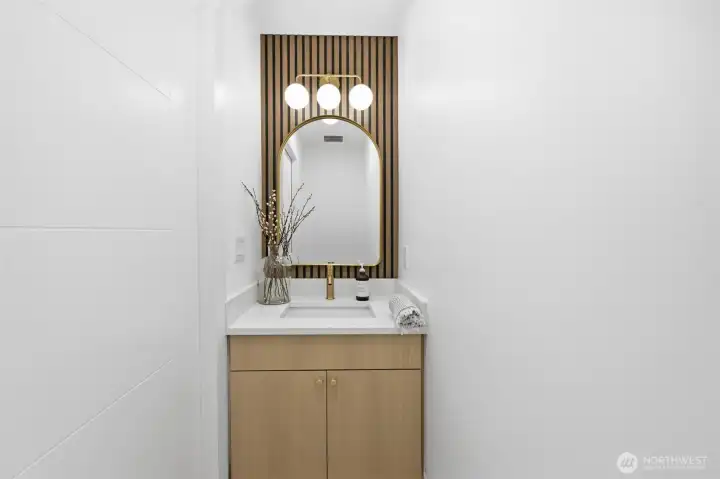 Modern design throughout the home.