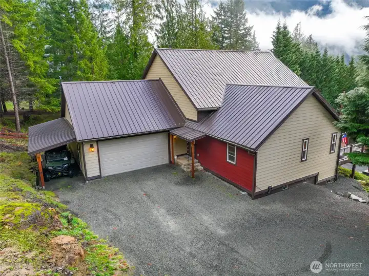 Convenient upper-level entry situated perfectly beside the spacious attached garage