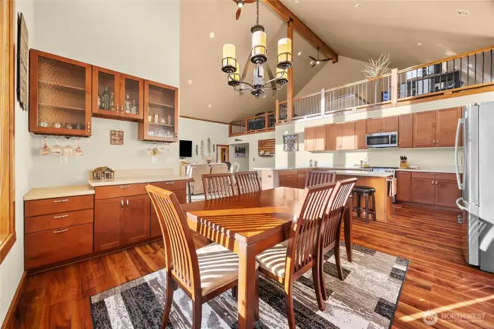 Detailed craftsmanship: Showcasing the high-end materials and custom woodwork found throughout