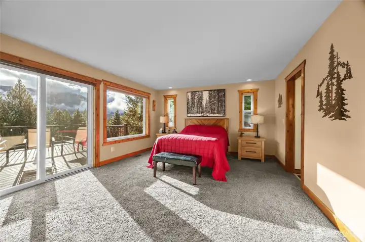 Wake up to breathtaking forest and mountain views!