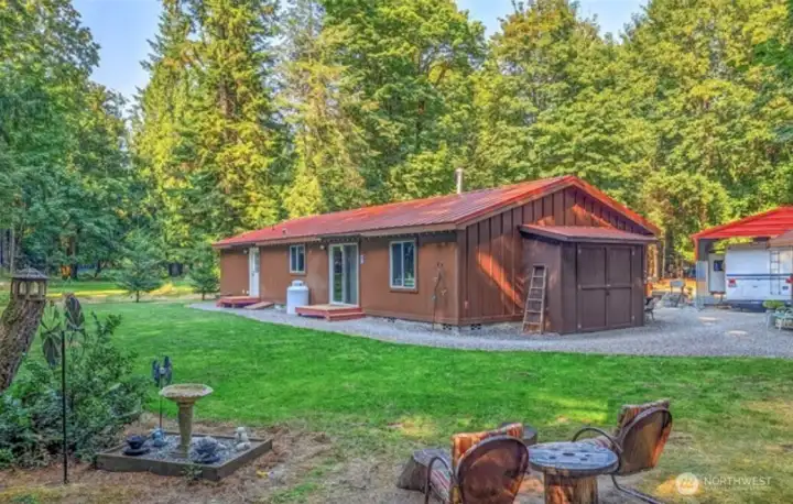 A fenced garden space has been added...see next pic!