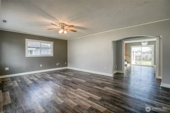 Next to the front door