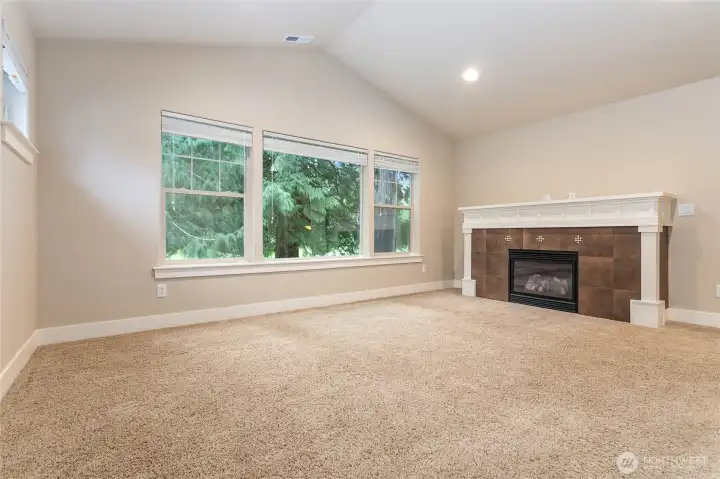 Main bedroom with fireplace